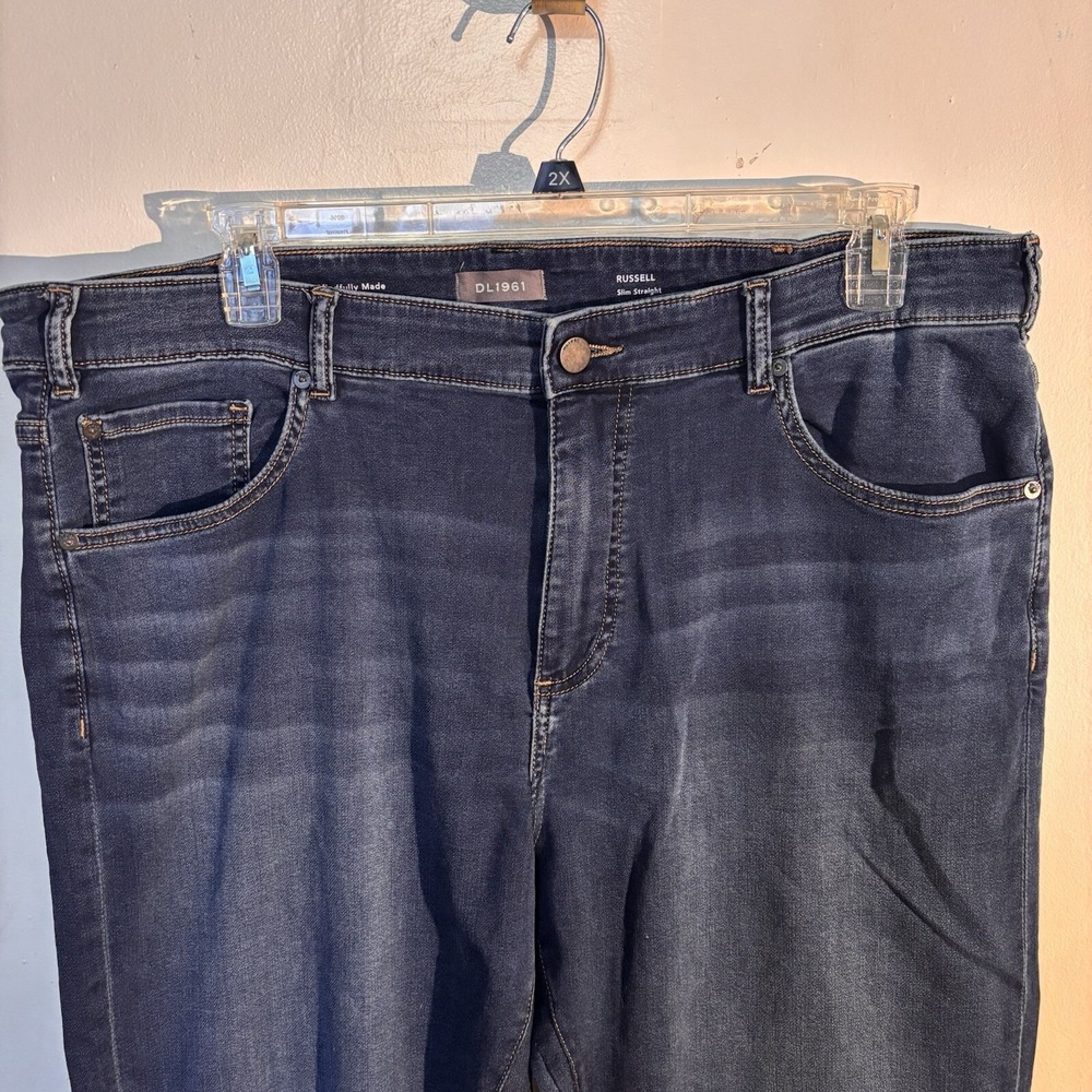 DL1961 Russel Slim Straight Botanic Fibers Ultra Soft Jeans 40x34‎ - Picture 5 of 16